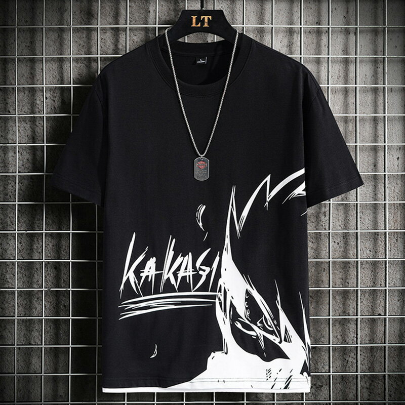 夏季火影忍者短袖t恤男初中高中學生大童韓版潮流夏裝青少年半袖 2