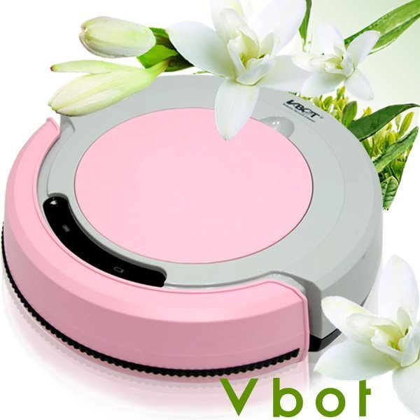 <br/><br/>  Vbot 智慧型茉莉綠茶香氛掃地機器人(掃+擦地+吸塵)公主機M270(粉紅)~免運費<br/><br/>