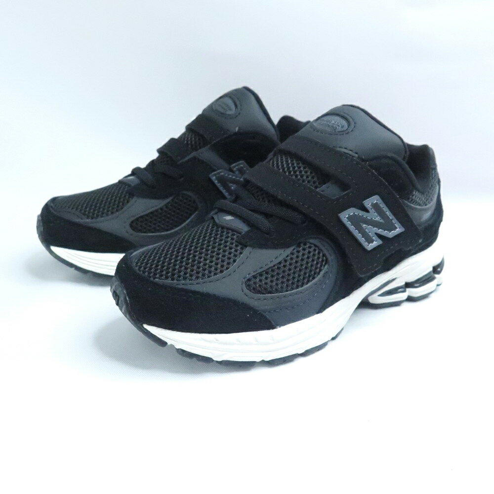 New Balance 2002 Hook & Loop 中童休閒鞋寬楦PV2002BK 黑【iSport愛