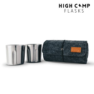 High Camp Flasks-1117 Tumbler 2入軟殼酒杯組 / Classic Stainless銀色