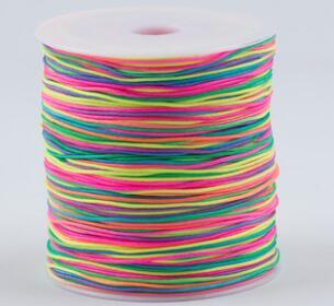 中國結線材編織掛件紅繩路路通手鏈手工DIY配件材料項鏈繩1mm1.5mm2mm2.5mm彩色