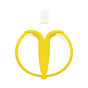 日本 EDISON KJC 寶寶的第一個牙刷-香蕉型 (6M+)