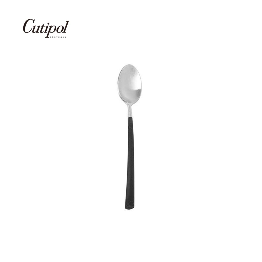 葡萄牙 Cutipol NOOR系列個人餐具-13cm咖啡匙(黑銀)