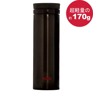 THERMOS膳魔師 極輕量不鏽鋼真空保溫杯350ml-咖啡色【JNO-351】(MF0359SK)