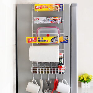 一件代發廚房用品冰箱掛架 保鮮膜紙巾冰箱側壁收納置物架批發
