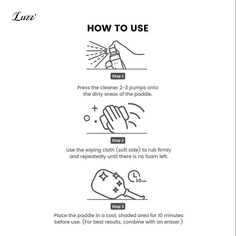 Luzz 匹克球拍清潔套裝 5