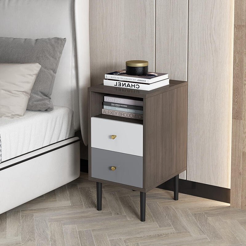 床頭櫃 超窄小型床頭櫃 臥室迷你網紅ins簡約現代輕奢小尺寸簡易款床邊櫃