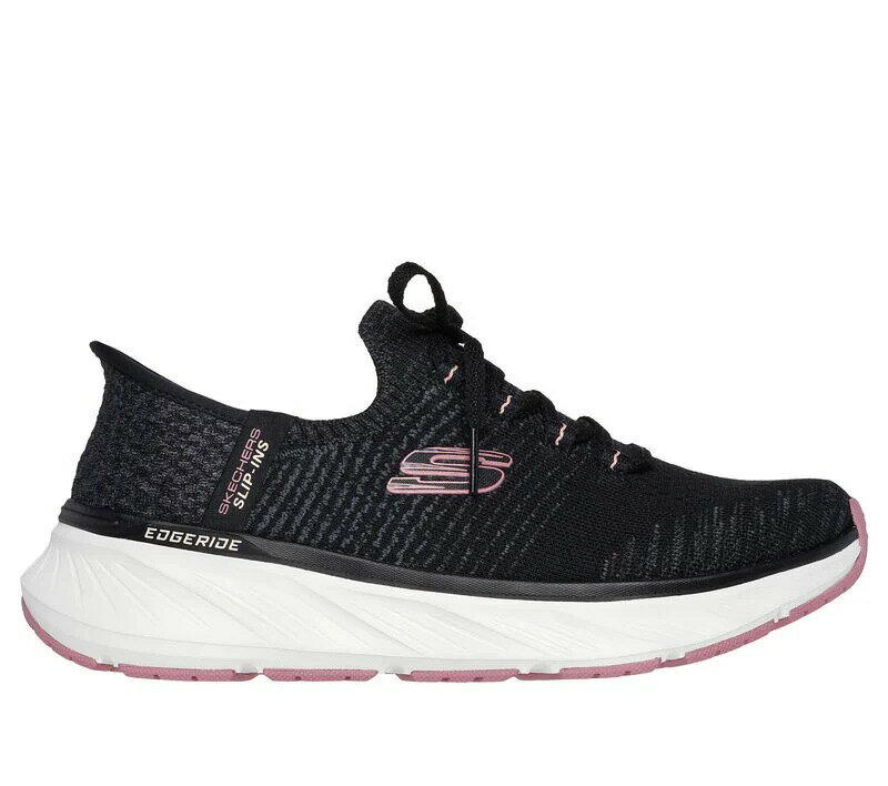 Skechers 150470BKPK 女 休閒鞋 Slip-ins Edgeride 黑/粉【iSport愛運動】
