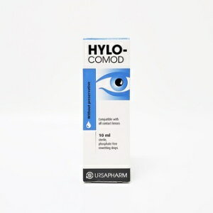 特定商品10%回饋 HYLO-COMOD德爾薩 明沛隱形眼鏡潤濕液 10ml/瓶 (含玻尿酸，不含防腐劑) 德國製