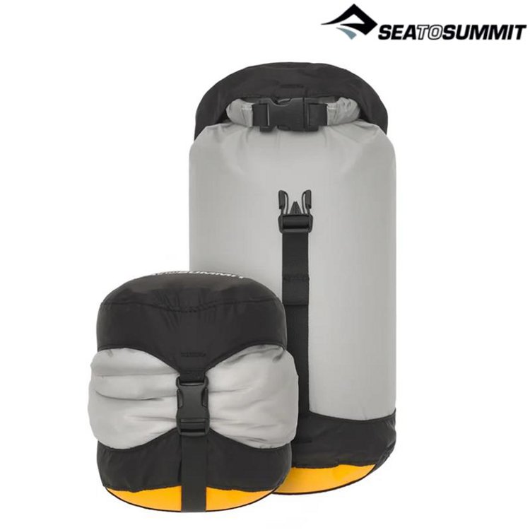 Sea to Summit 30D eVent 輕量可壓縮式透氣收納袋/登山打包防水袋/睡袋壓縮袋 STSASG011051 5L灰