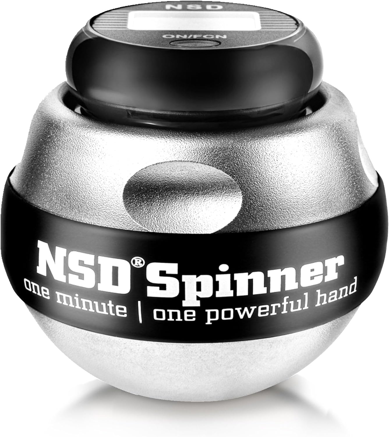 NSD Spinner PB-888E DYNAMICS 金屬款電動啟動腕力訓練器 銀色 前臂手腕握力訓練陀螺球