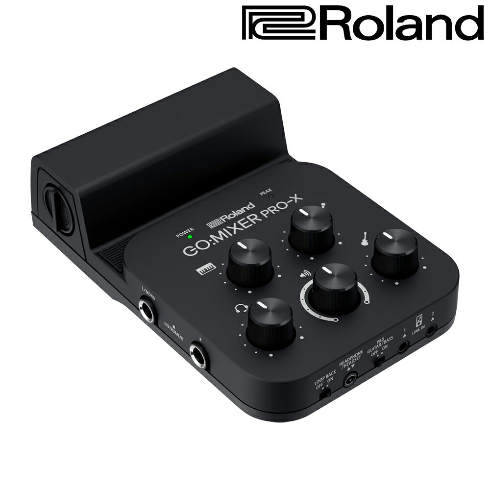 非凡樂器『ROLAND 樂蘭』GO:MIXER PRO-X 手機錄音介面混音器 / 公司貨保固🌹🌹