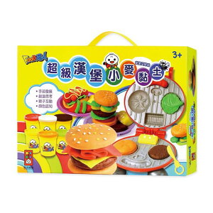 【 風車出版 】 FOOD超人 超級漢堡小麥黏土
