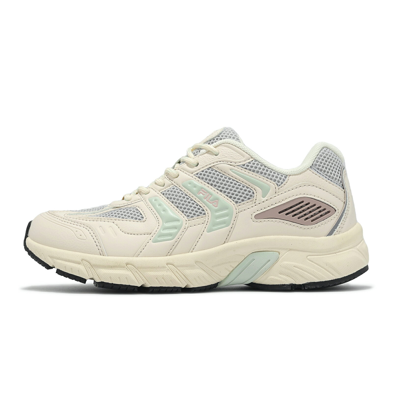 Fila 休閒鞋 Arrowhead 女鞋 米 綠 復古 斐樂