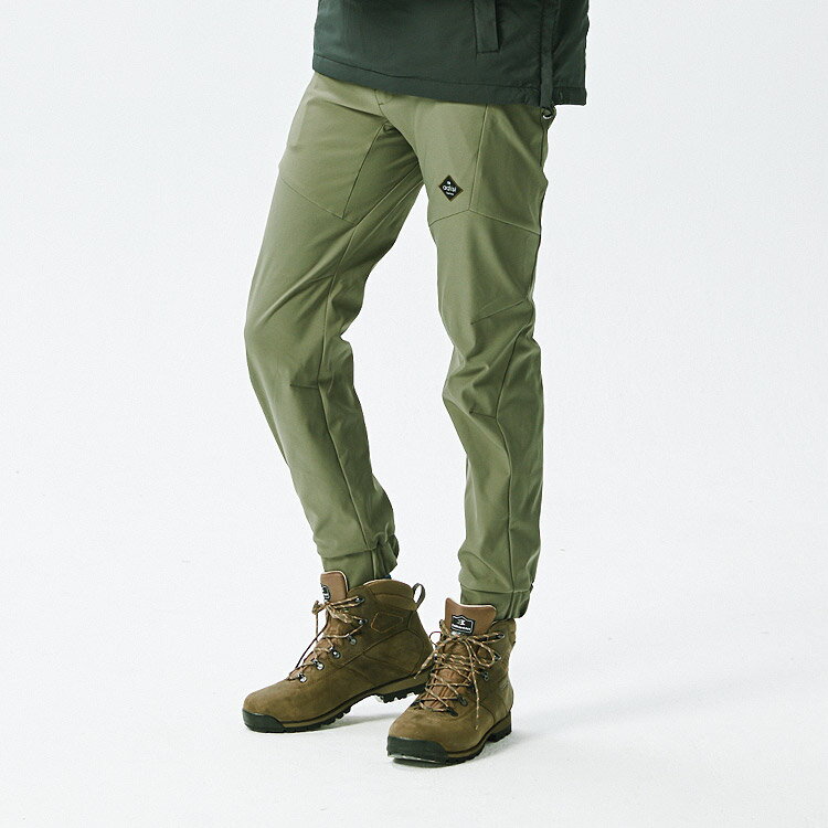 ADISI 男SORONA撥水耐磨輕抗風縮口機能長褲AP2121020 (S-2XL) / 束口褲 縮口褲 環保紗 防潑水 四面彈 耐磨 快乾 登山健行 1