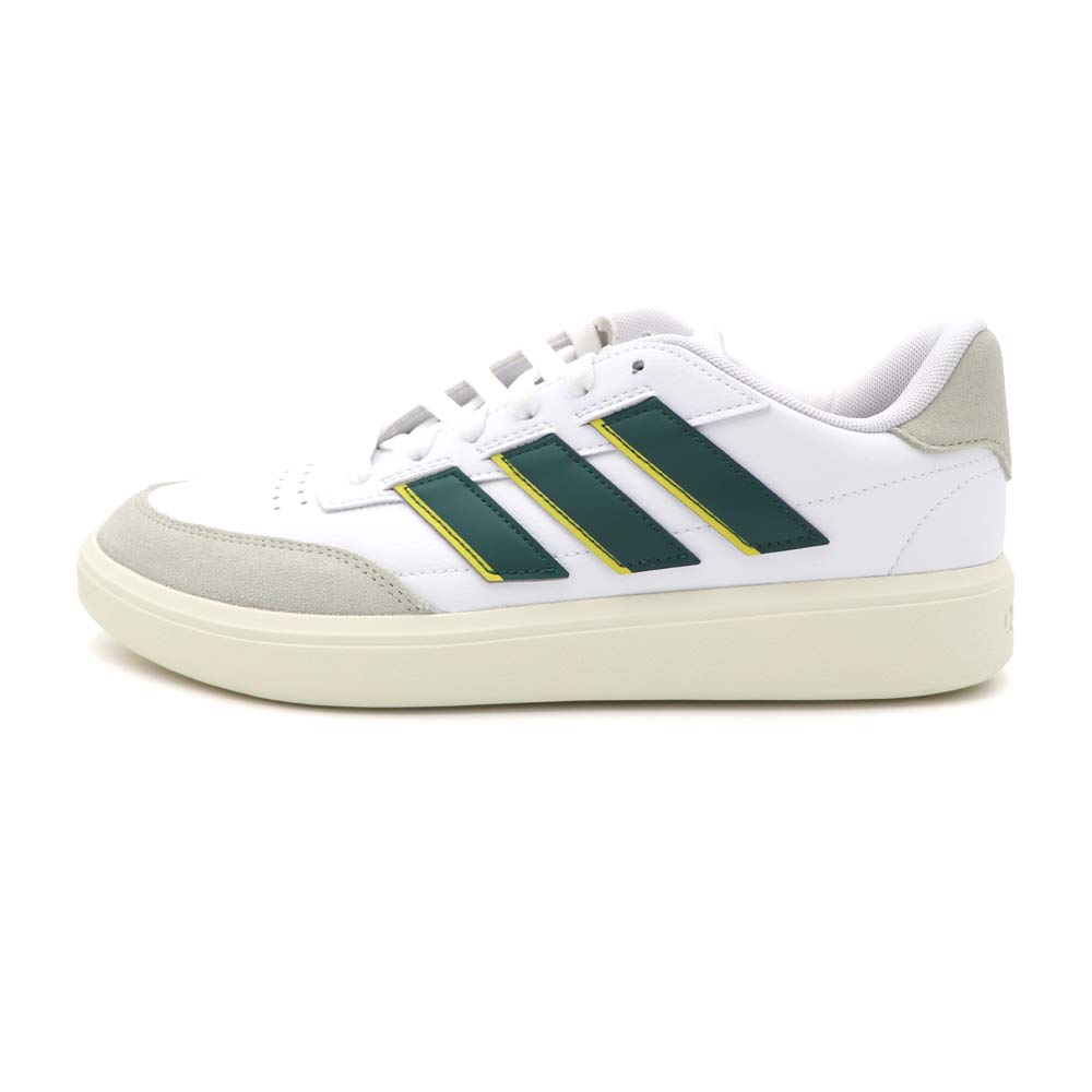 【全館滿額折】  Adidas COURTBLOCK 白綠黃 運動休閒鞋 網球鞋 男款 B5570【新竹皇家IG6864】