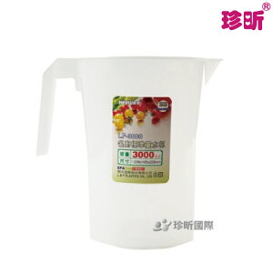 【珍昕】台灣製 名廚標準3000cc量水杯/量杯/水杯