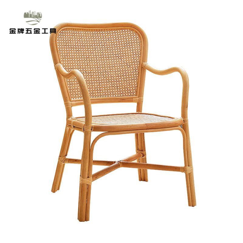 藤椅 休閒椅 沙發椅 躺椅 ins日式印尼藤編椅子客廳臥室家用陽臺藤椅三件套單人小凳茶幾 八折減免 特價出 可開發票