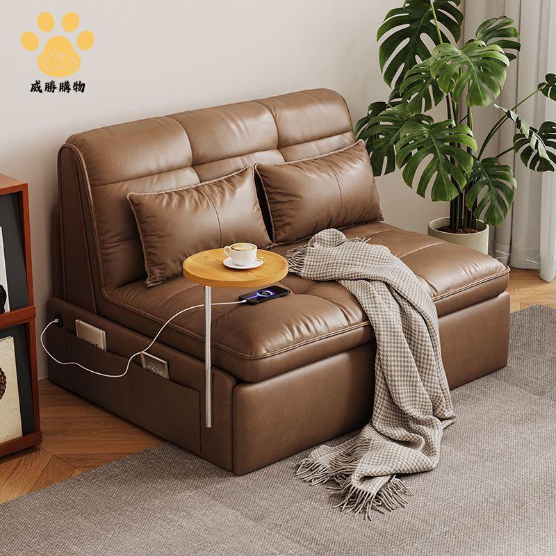 免運 多功能中古風折疊沙發床 小戶型 一體兩用單雙人客廳臥室書房沙發床【AAWS109】