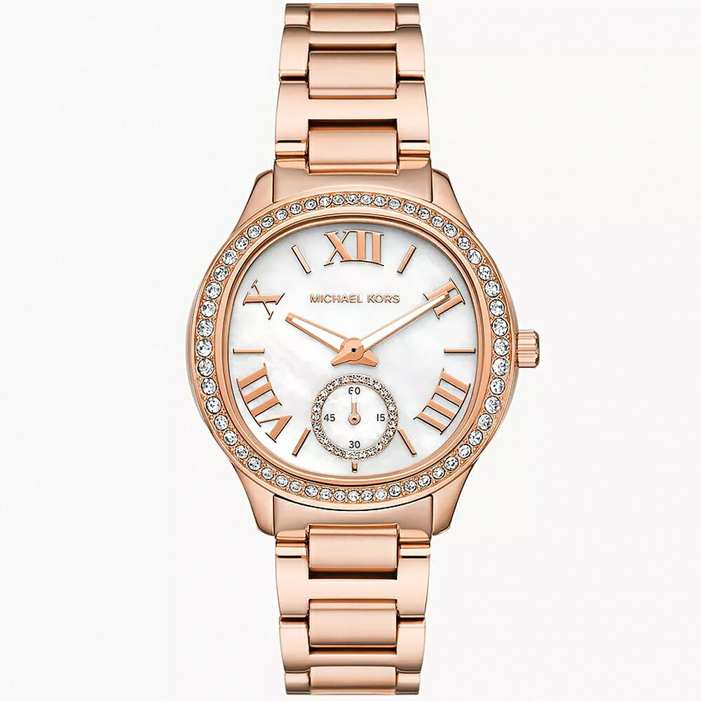 送禮首選★Michael Kors Sage 優雅女爵環鑽女錶 新春送禮-38mm MK4806  附提袋【全館滿額折價★APP下單點數4倍送】線上購買享_實體門市同步服務