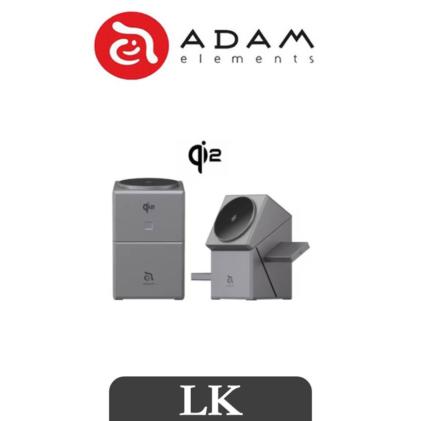 【 ADAM亞果元素 】Mag Qube Qi2 三合一旅行磁吸無線充電座 無線充電座 磁吸充電