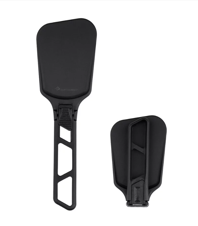 【【蘋果戶外】】Sea to summit 摺疊鍋鏟 黑 折疊鏟 折叠刮刀 STSACK022021