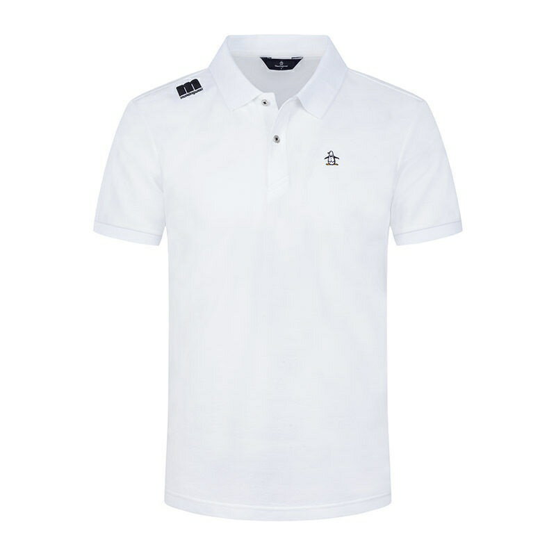 Munsingwear高爾夫男裝短袖Polo22春季休閒百搭短袖T恤衫