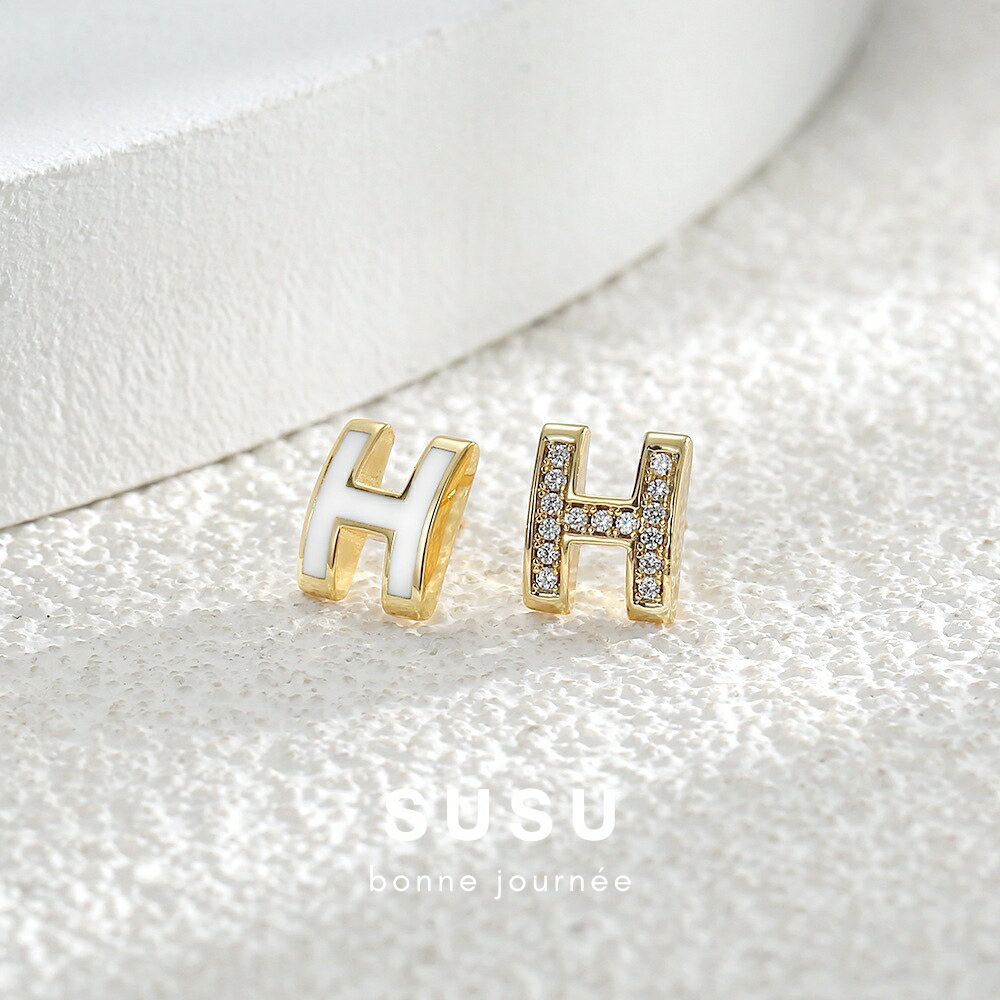 SU SU︱HH鑽鑽耳環❤️事業 招財 人緣 工作 健康 紓壓 水晶 飾品 耳環 項鍊 手鍊 現貨 穿搭 百搭 時尚 3