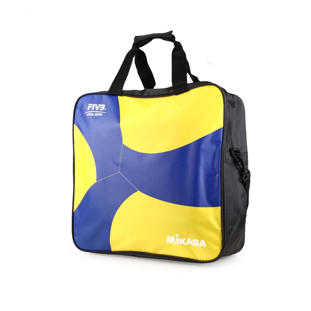 【MIKASA】4顆裝 排球袋 肩背袋 收納袋 MKAC-BG240W-YB 黃藍黑【陽光樂活】