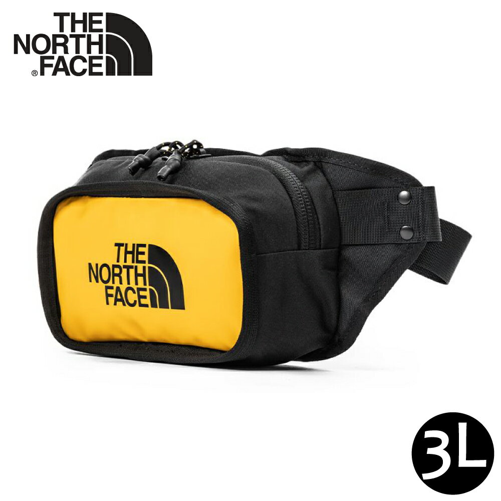 【The North Face 3L EXPLORE HIP PACK 腰包《黃》】3KZX/側揹包/隨行包/臀包/透氣/運動