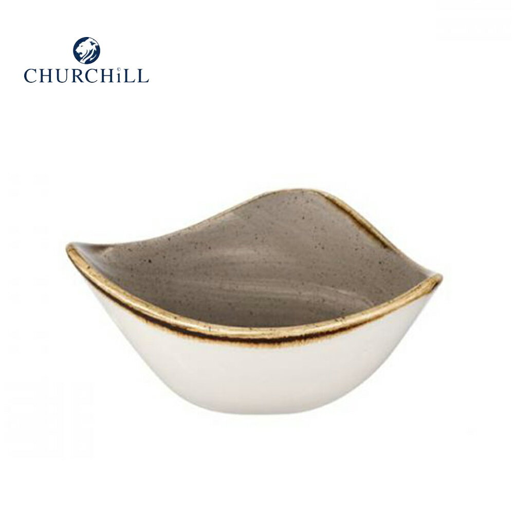 【CHURCHiLL】STONECAST 點藏系列 深邃灰 三角餐碗 (15 cm)