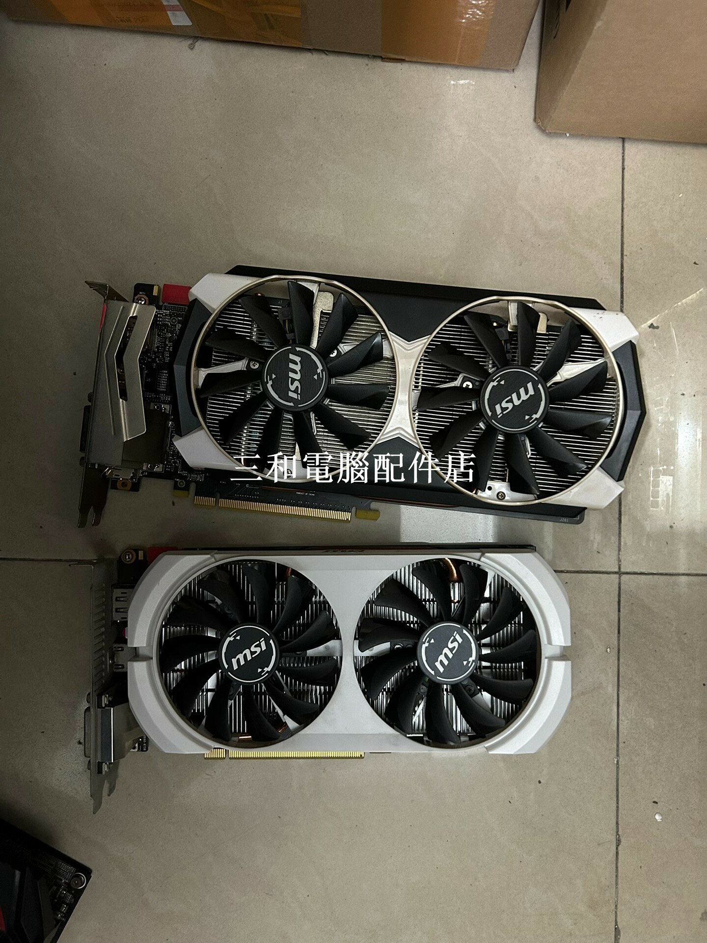 實物拍攝 無暗病 獨立8P供電 微星 華碩 七彩虹 960 4G 2風扇 電競顯示卡 店保7個月