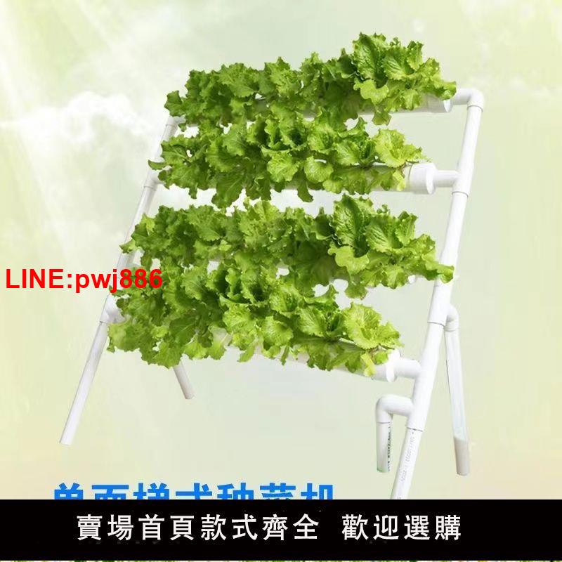 {臺灣公司 可開發票}水培蔬菜設備陽臺種菜架子蔬菜種植機無土栽培蔬菜戶外水培蔬菜機