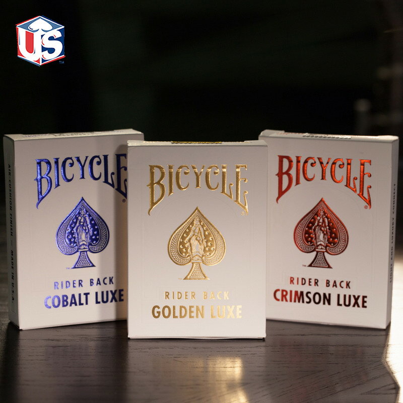 匯奇撲克 Bicycle MetalLuxe Golden Luxe 輕奢燙金紅藍土豪撲克
