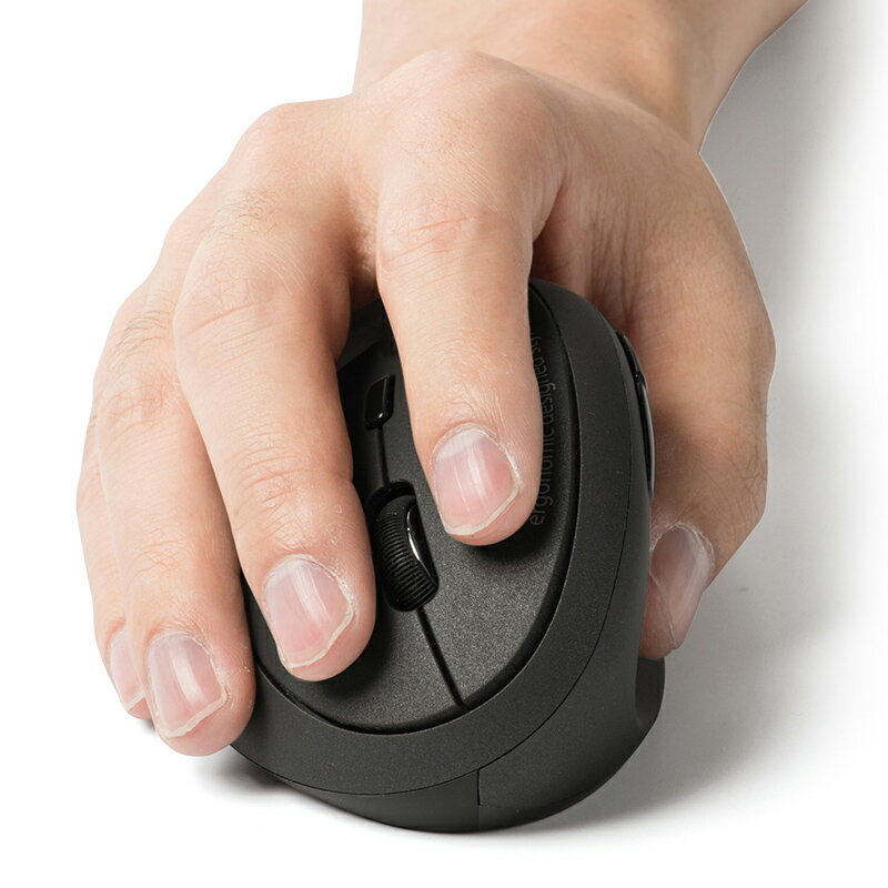 日本SANWA//有線滑鼠 豎握人體工學滑鼠電腦辦公遊戲男女