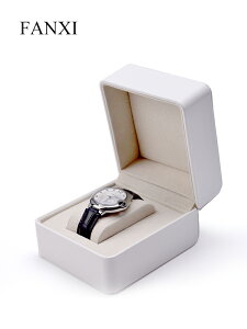 手錶盒 凡西FANXI手錶盒PU皮車線工藝包裝盒禮品盒腕表收納盒圓角【MJ3916】