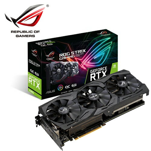 【ASUS 華碩】ROG STRIX RTX 2060 O6G GAMING 顯示卡【三井3C】