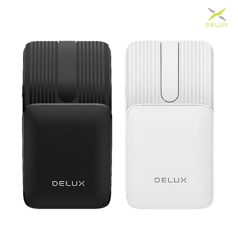 DeLUX MF10 Pro 輕巧摺疊滑鼠(含雷射筆功能) 迷你滑鼠 便攜滑鼠 辦公滑鼠 藍牙滑鼠 口袋滑鼠