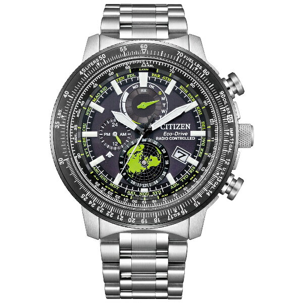 CITIZEN 星辰 PROMASTER BY3006-53E 光動能北半球圓盤男錶 黑綠錶面 46.0mm｜樂天全館特惠中★指定刷卡回饋10%