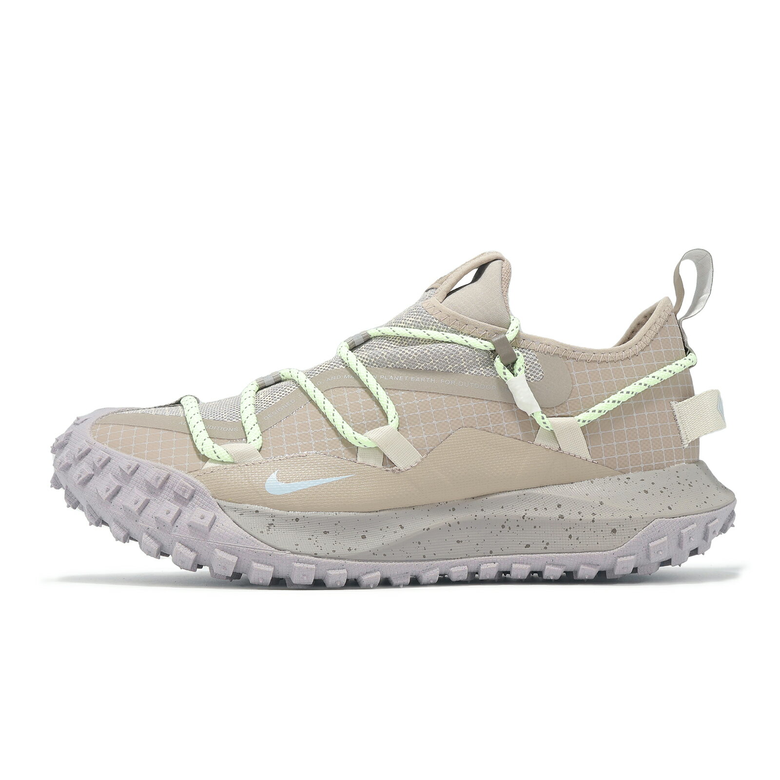 Nike 戶外鞋 ACG Mountain Fly Low GTX SE 男女鞋 防水 機能 岩石灰 棕 IB7328-003