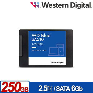 WD 藍標 SA510 250GB 2.5吋SATA SSD WDS250G3B0A