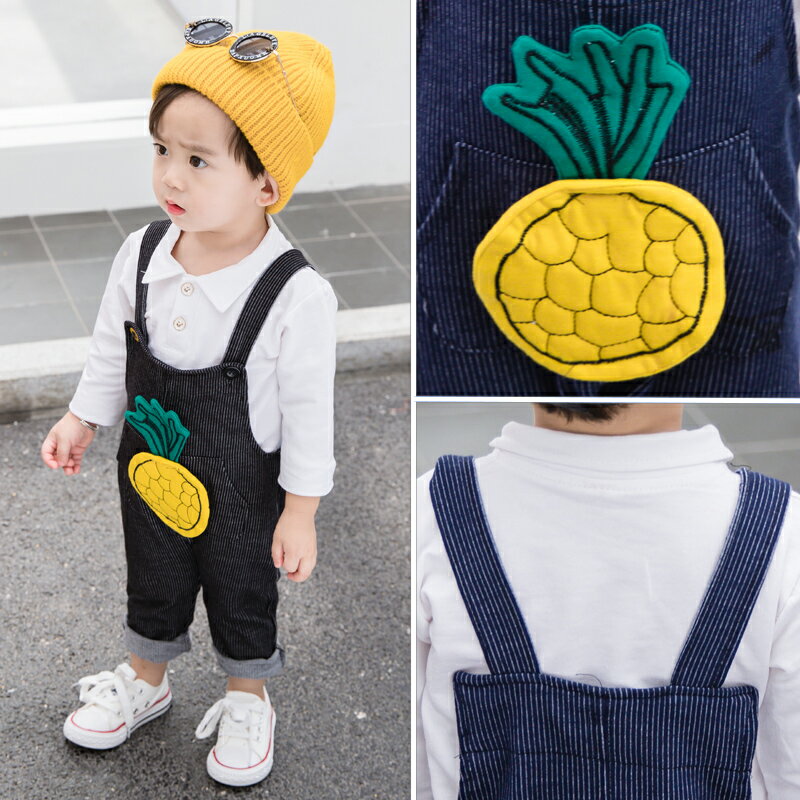 男童秋裝套裝新款男寶寶0一1-3歲春季嬰兒童裝韓版小孩潮衣服 3