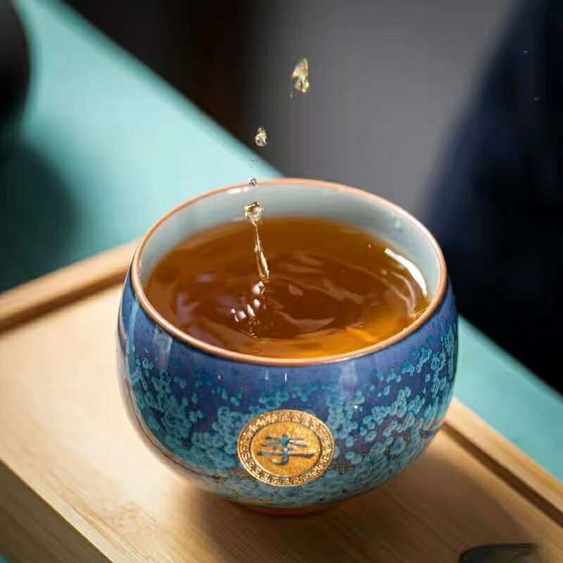 百家姓主人杯單杯陶瓷功夫茶具茶杯私人定製刻字大杯子茶盞品茗杯