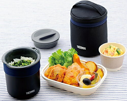 【便當罐2件組】THERMOS THERMOS 360ml不銹鋼 雙層保溫結構便當盒 附保溫袋 JBP-360【小福部屋】 | 小福部屋 ...