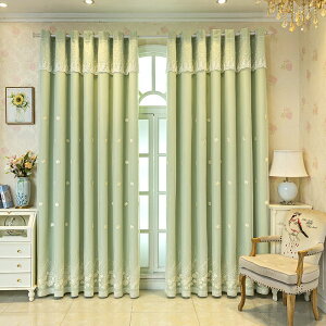 窗簾新款家用遮光雙層客廳臥室成品落地隔熱簡約現代布紗一體