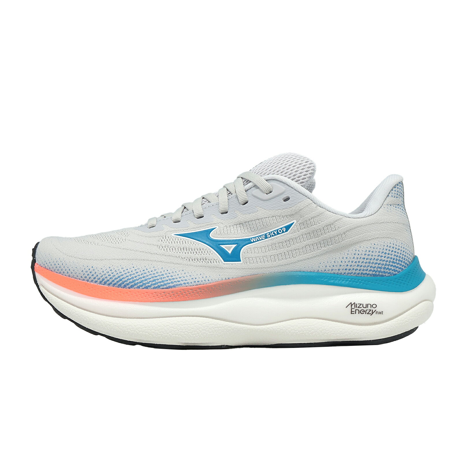 Mizuno 美津濃 慢跑鞋 Wave Sky 9 超寬楦 男鞋 灰 厚底 緩震 運動鞋 J1GC2511-61