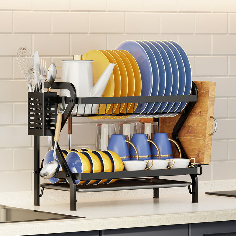 廚房瀝水碗架碗筷濾水置物架家用盤碗碟刀盤收納盒