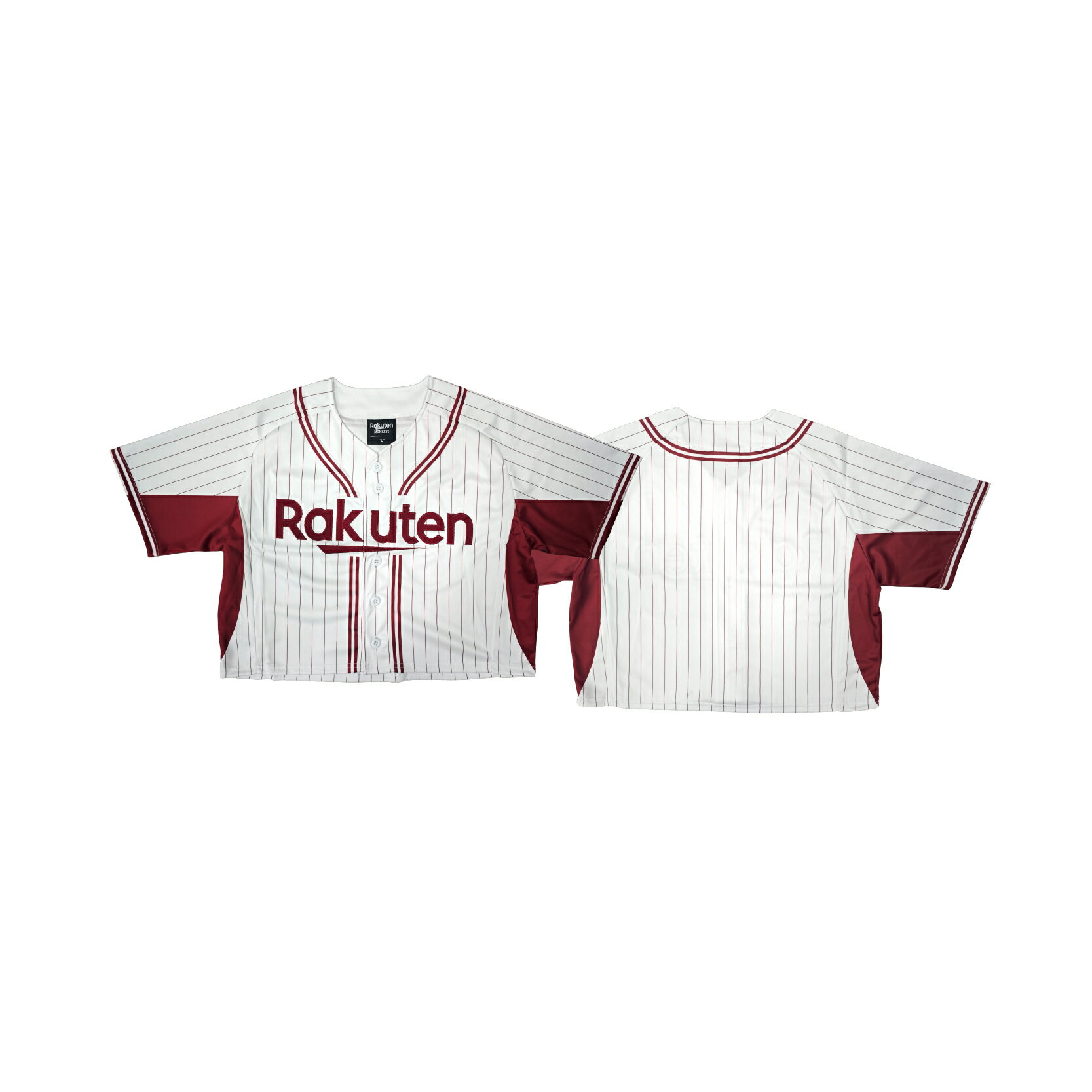 2026 Rakuten 主場條紋短版球衣-白