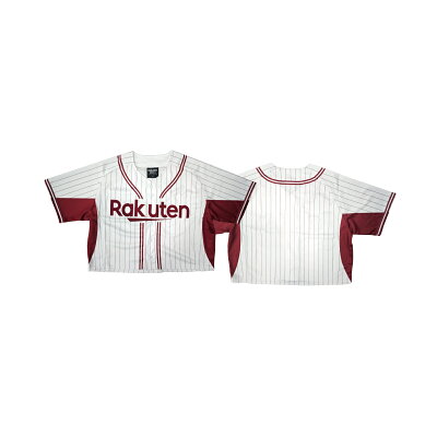 2026 Rakuten 主場條紋短版球衣-白