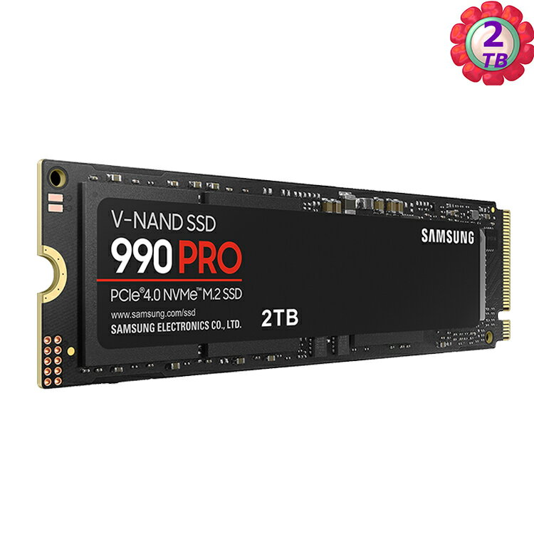 SAMSUNG 990 PRO 2TB 2T MZ-V9P2T0BW M.2 PCIe 4.0 NVMe SSD 固態硬碟